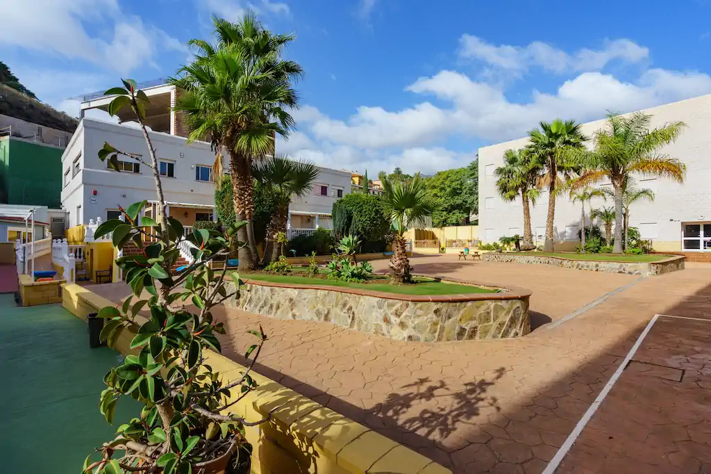 Campus courtyard